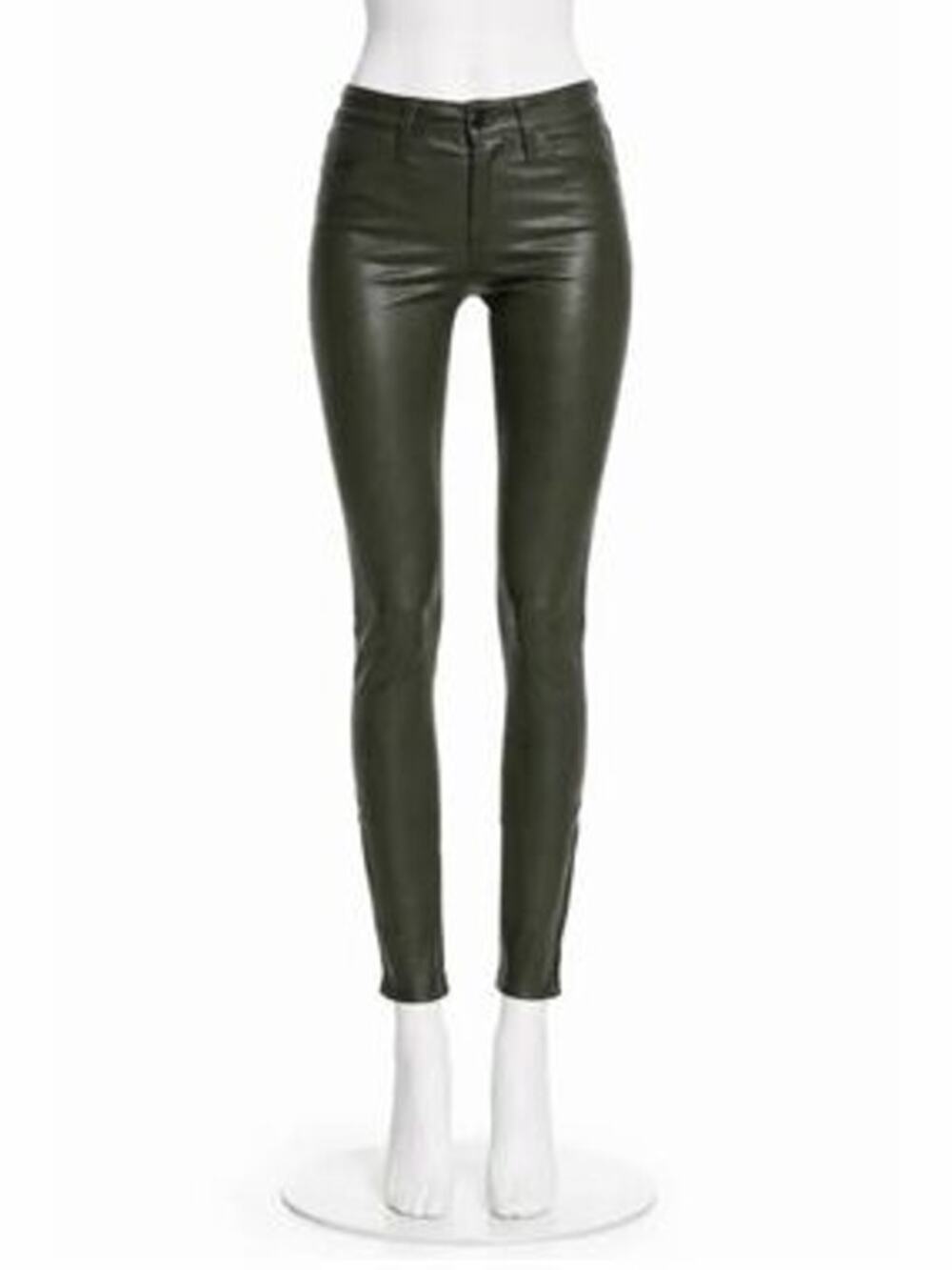 J Brand Dark Leather Trousers